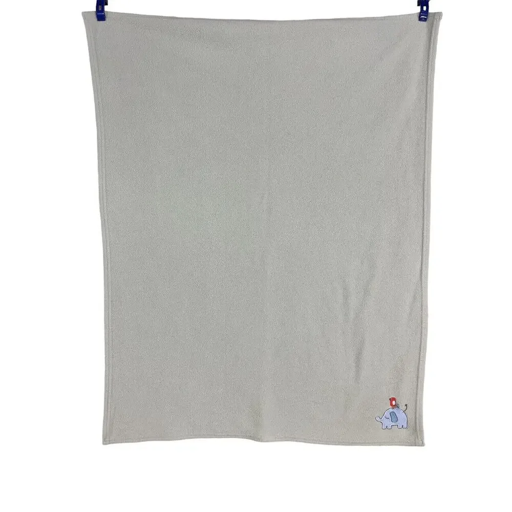 NoJo Making Miracles baby blanket green elephant bird